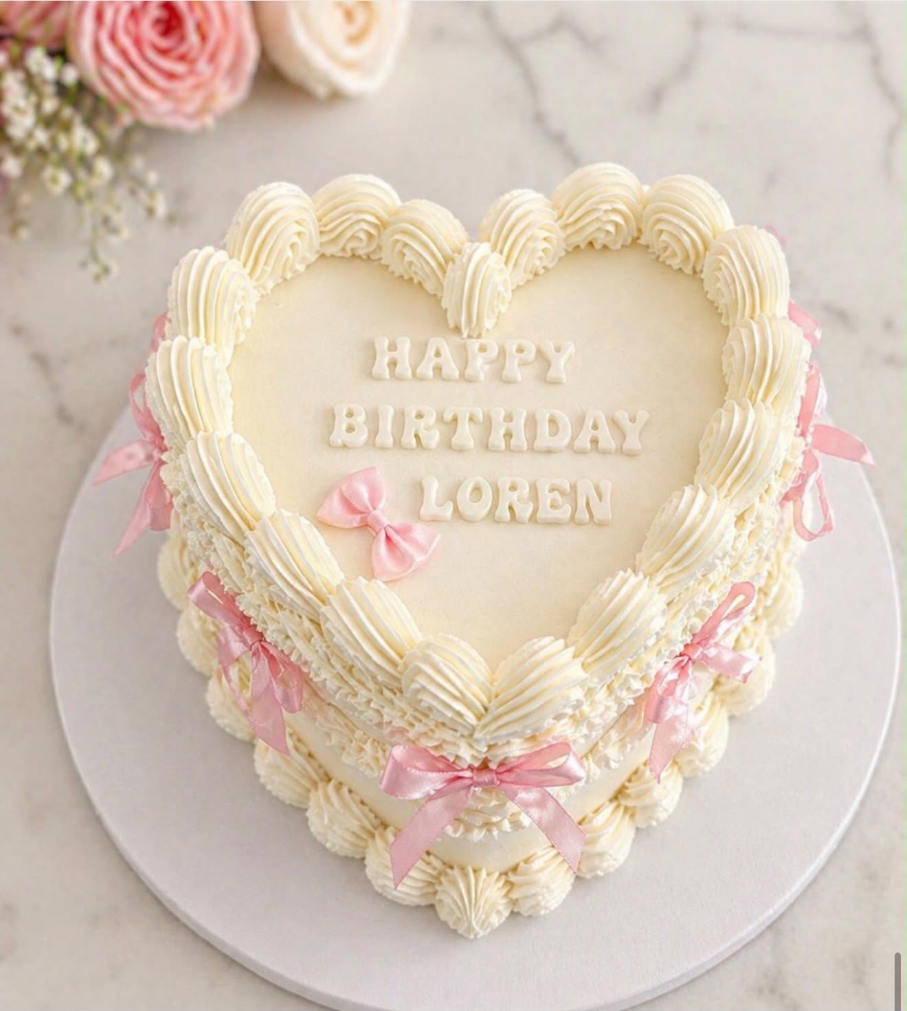 Heart Birthday Cake inspiration