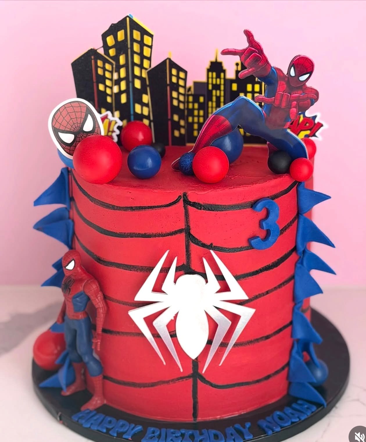 Spider-Man Birthday Cake inspiration